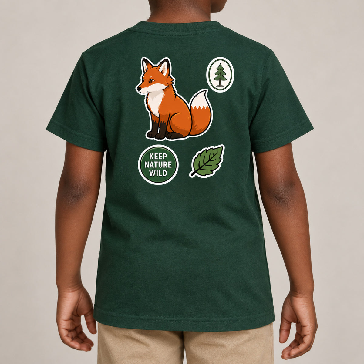 Keep Nature Wild Kids' T-shirt - Badges of the Wild lead image