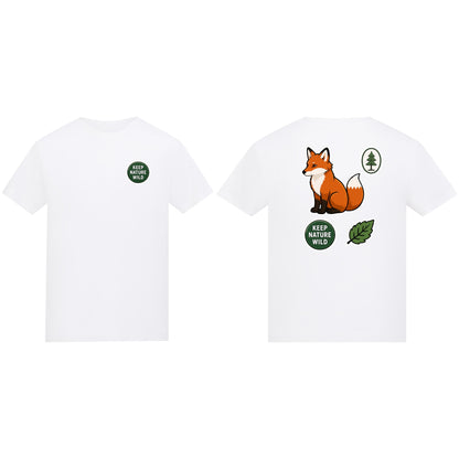 Keep Nature Wild Kids' T-shirt - Badges of the Wild Arctic White colour variant image