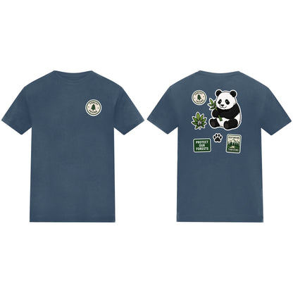 Forest Protector Kids' T-shirt - Badges of the Wild Airforce Blue colour variant image