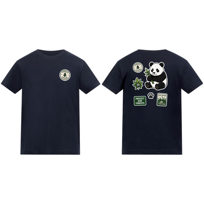 Forest Protector Kids' T-shirt - Badges of the Wild French Navy colour variant image