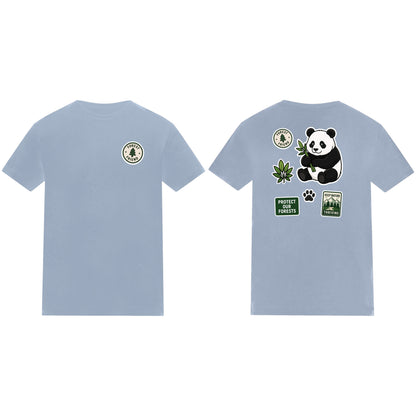 Forest Protector Kids' T-shirt - Badges of the Wild Sky Blue colour variant image