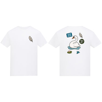 Calm on the Surface Kids' T-shirt - Badges of the Wild Arctic White colour variant image