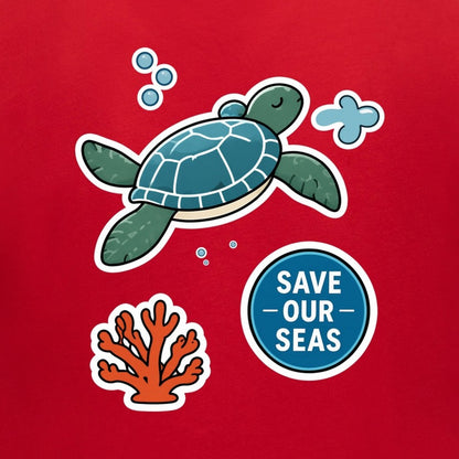 Save Our Seas Kids' T-shirt - Badges of the Wild gallery image 2