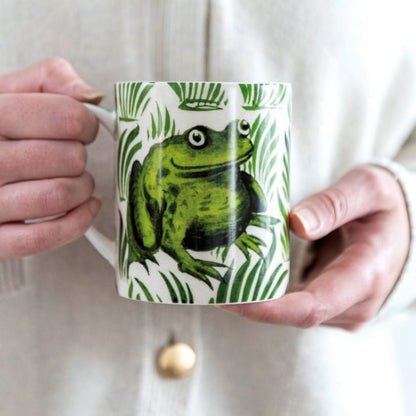 V&A Frog Tile Fine Bone China Mug by William De Morgan
