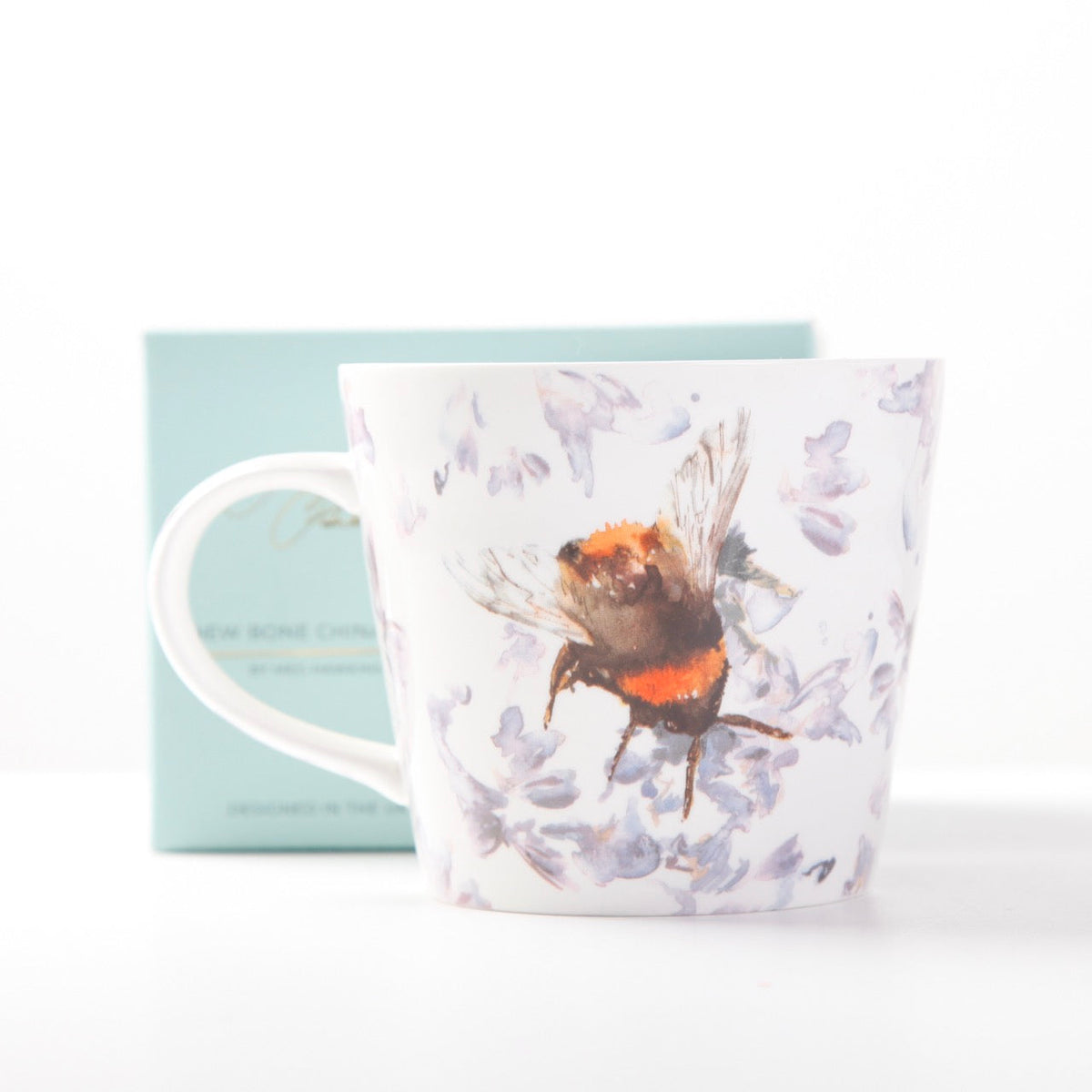 The Orchard Bee Bone China Mug by Meg Hawkins