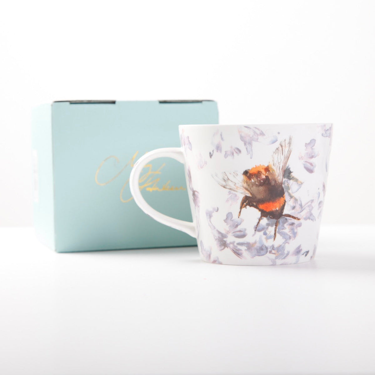The Orchard Bee Bone China Mug by Meg Hawkins
