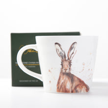The Meadow Hare Bone China Mug by Meg Hawkins