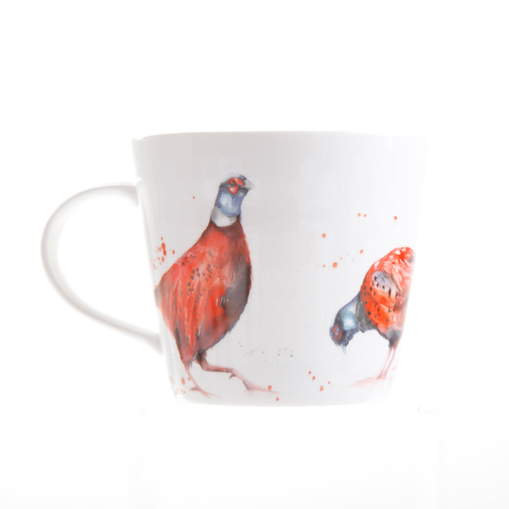 The Woodland Pheasant Bone China Mug by Meg Hawkins
