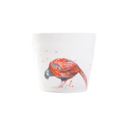 The Woodland Pheasant Bone China Mug by Meg Hawkins