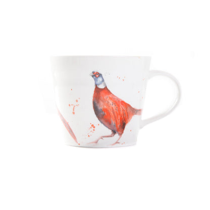 The Woodland Pheasant Bone China Mug by Meg Hawkins
