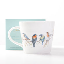 The Lookout British Birds Bone China Mug by Meg Hawkins