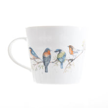 The Lookout British Birds Bone China Mug by Meg Hawkins