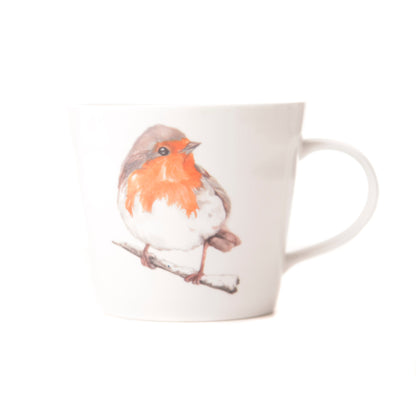The Hearth Robin Bone China Mug by Meg Hawkins