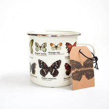 Butterflies Enamel Mug from Gift Republic
