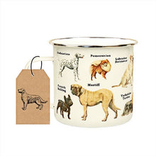 Dogs Enamel Mug from Gift Republic