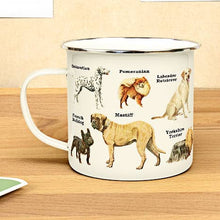 Dogs Enamel Mug from Gift Republic