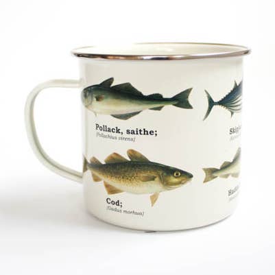 Fish Enamel Mug from Gift Republic