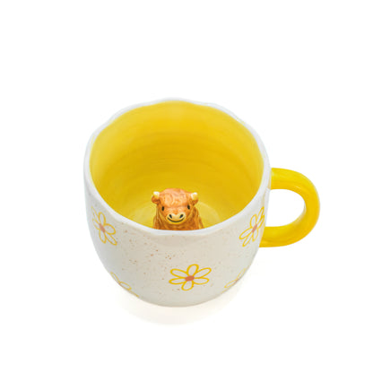 Surprise Highland Cow Mug from Sass & Belle