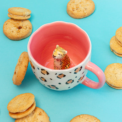 Surprise Leopard Mug from Sass & Belle