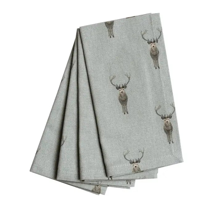 Highland Stag Napkins Set of 4 from Sophie Allport