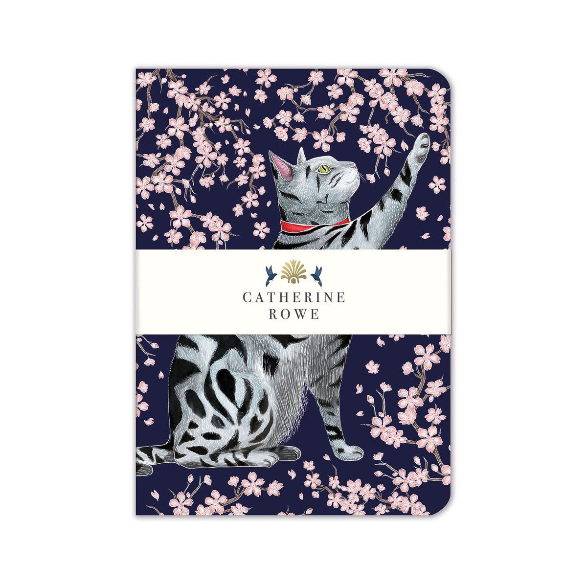 Sakura A5 Lined Notebook by Catherine Rowe