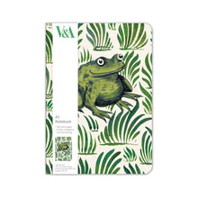 V&A Frog Tile A5 Lined Notebook by William De Morgan