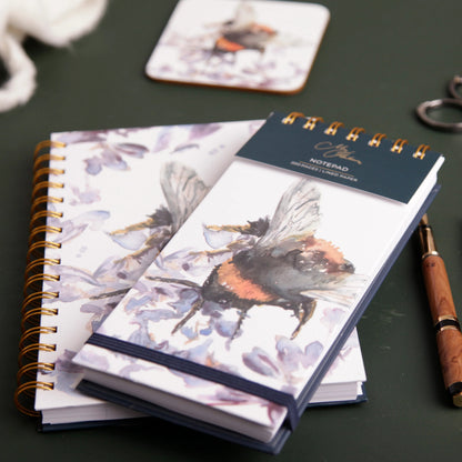 The Orchard Bee DL Lined Notepad by Meg Hawkins