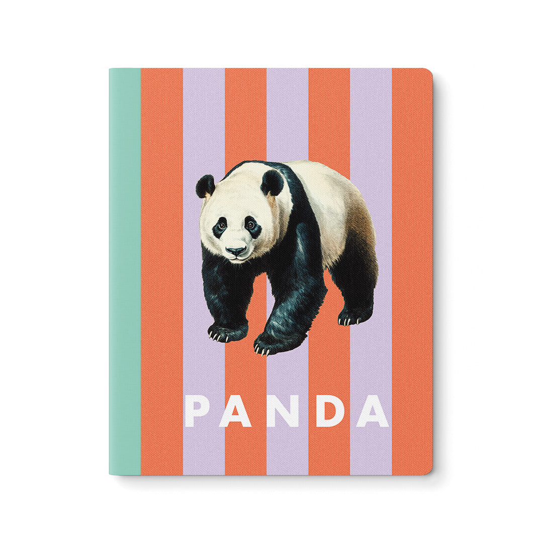 Striped Panda Exercise Book from Ohh Deer