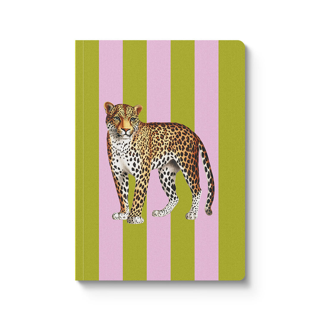 Striped Leopard A5 Soft-Cover Notebook from Ohh Deer