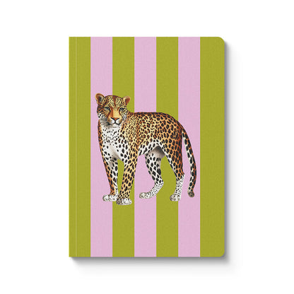 Striped Leopard A5 Soft-Cover Notebook from Ohh Deer