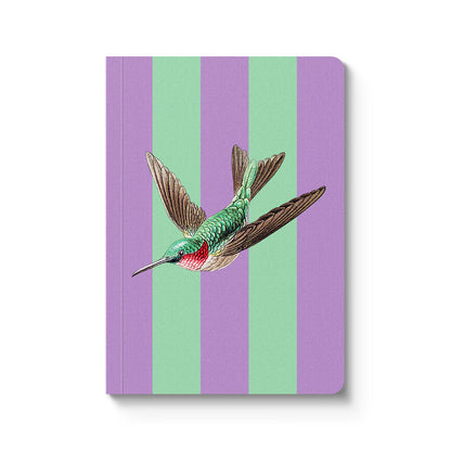 Striped Hummingbird A6 Soft-Cover Notebook from Ohh Deer