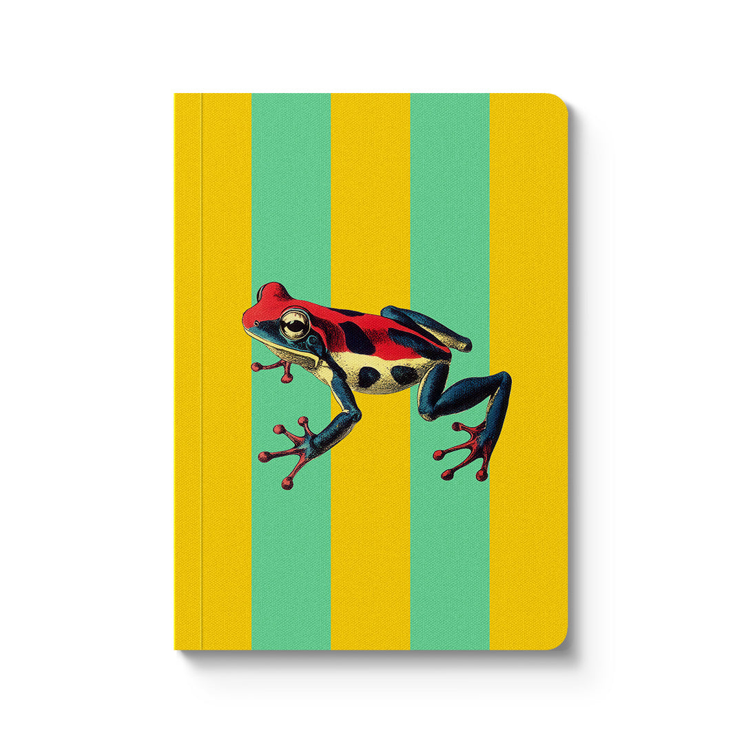 Striped Frog A6 Soft-Cover Notebook from Ohh Deer