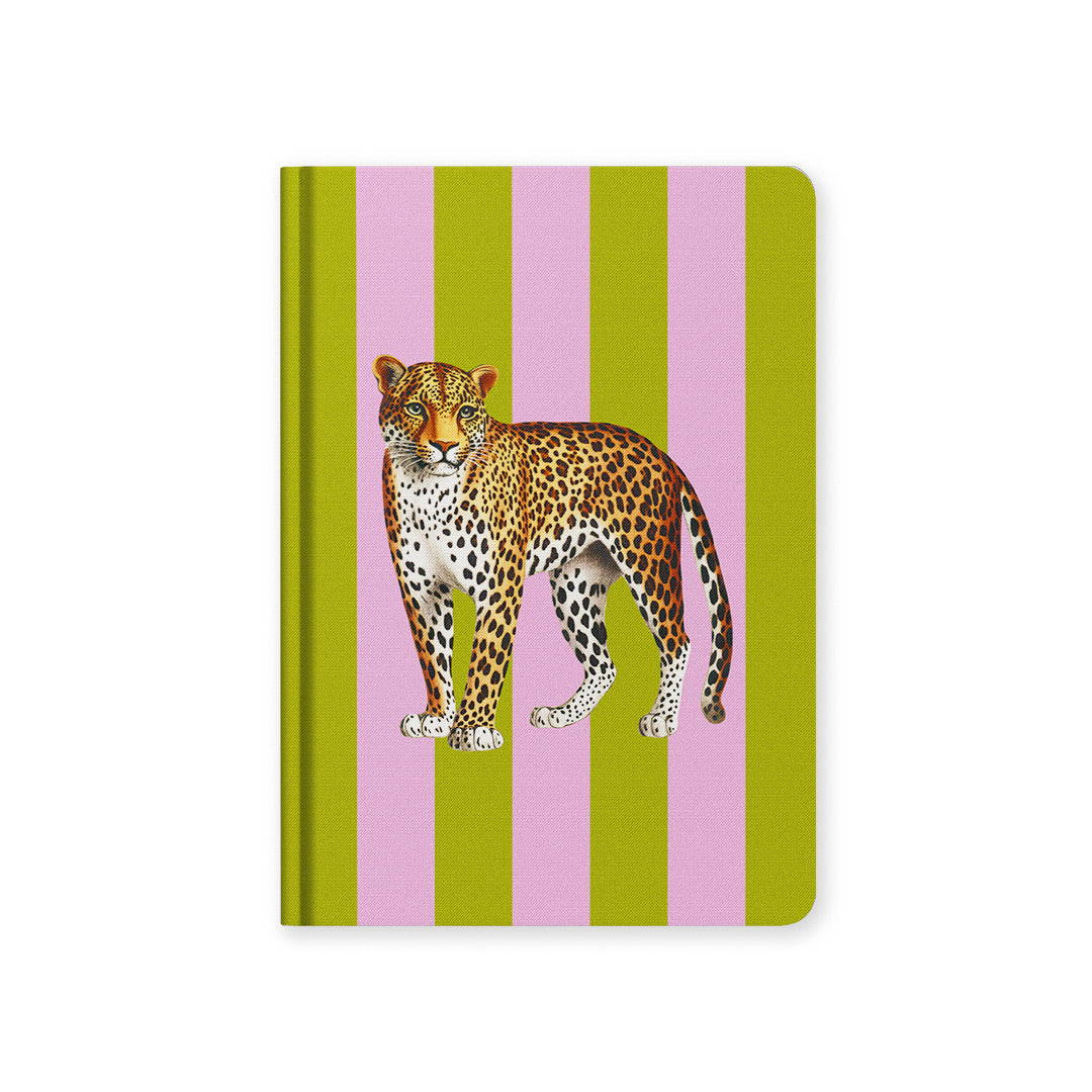 Stripe Leopard A5 Hardback Notebook from Ohh Deer
