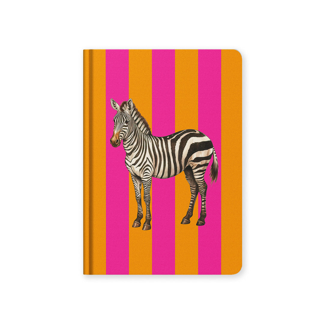 Stripe Zebra A5 Hardback Notebook from Ohh Deer