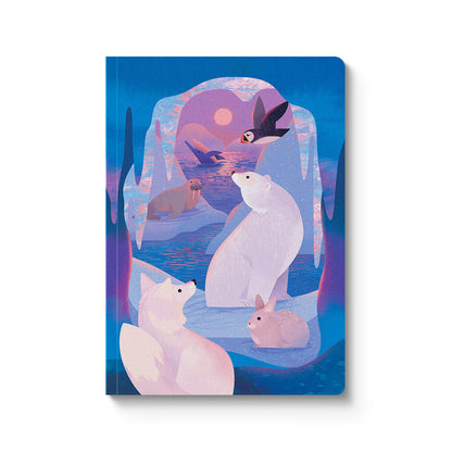 Animals of the Arctic A5 Soft-Cover Notebook by Natasha Durley