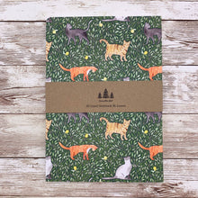 Cat A5 Lined Notebook by Samantha Hall