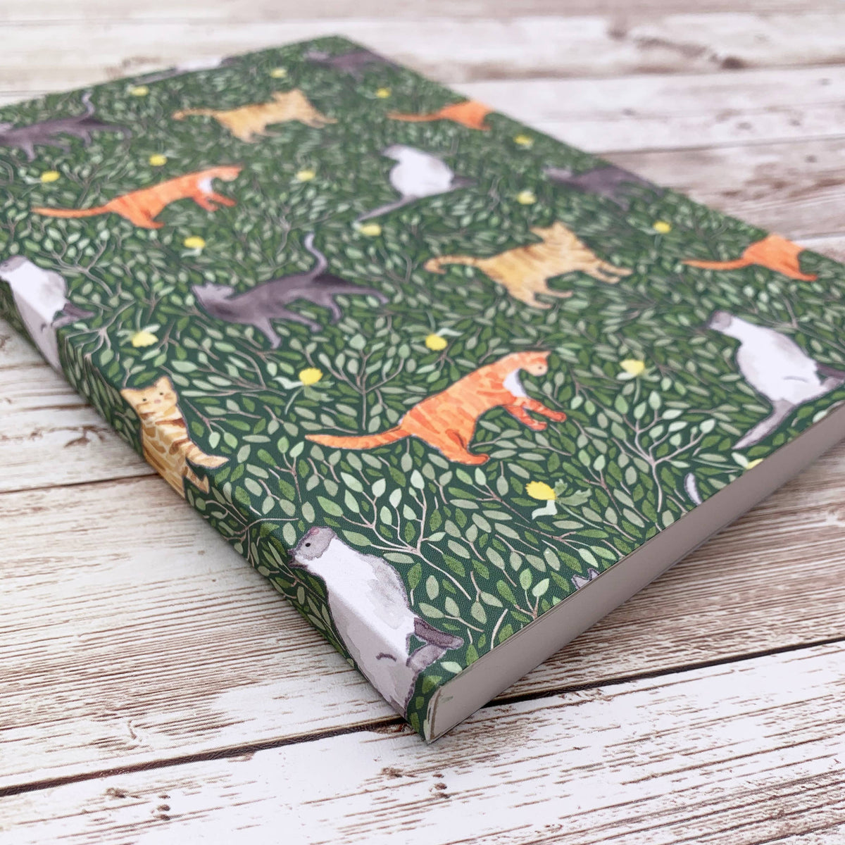Cat A5 Lined Notebook by Samantha Hall
