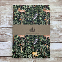 Animals of the Forest A5 Lined Notebook by Samantha Hall