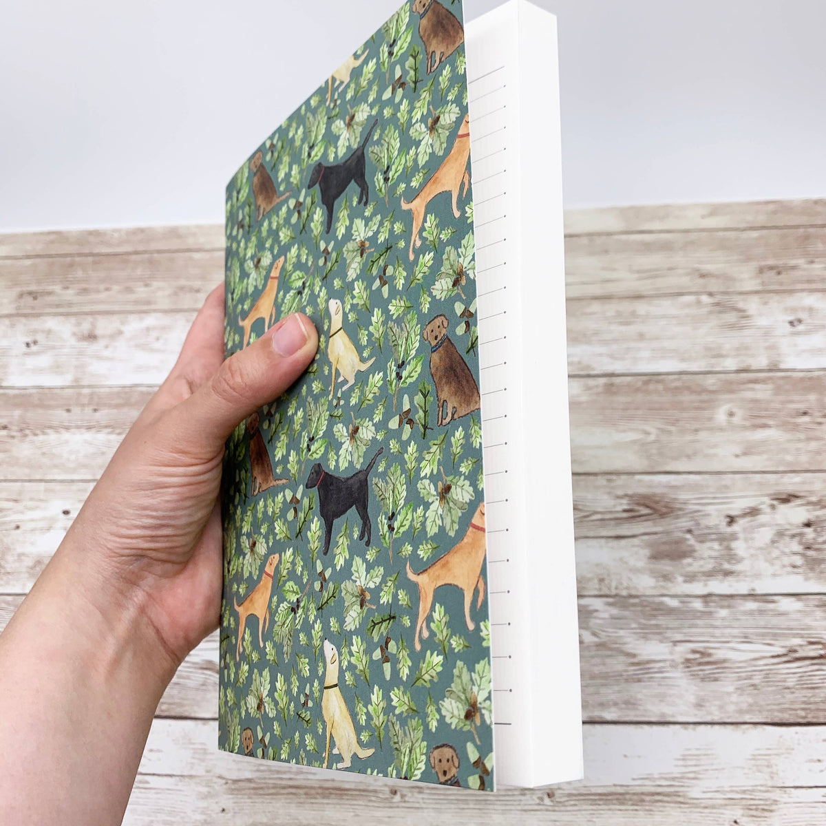 Labrador A5 Lined Notebook by Samantha Hall