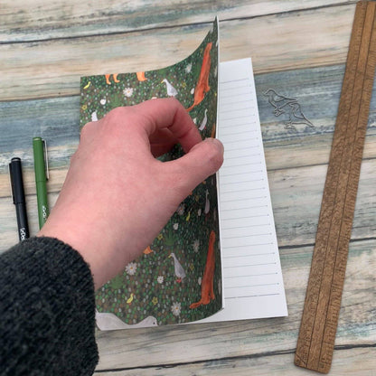 Golden Retriever A5 Lined Notebook by Samantha Hall