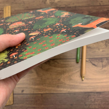 Midnight Forest A5 Lined Notebook by Samantha Hall