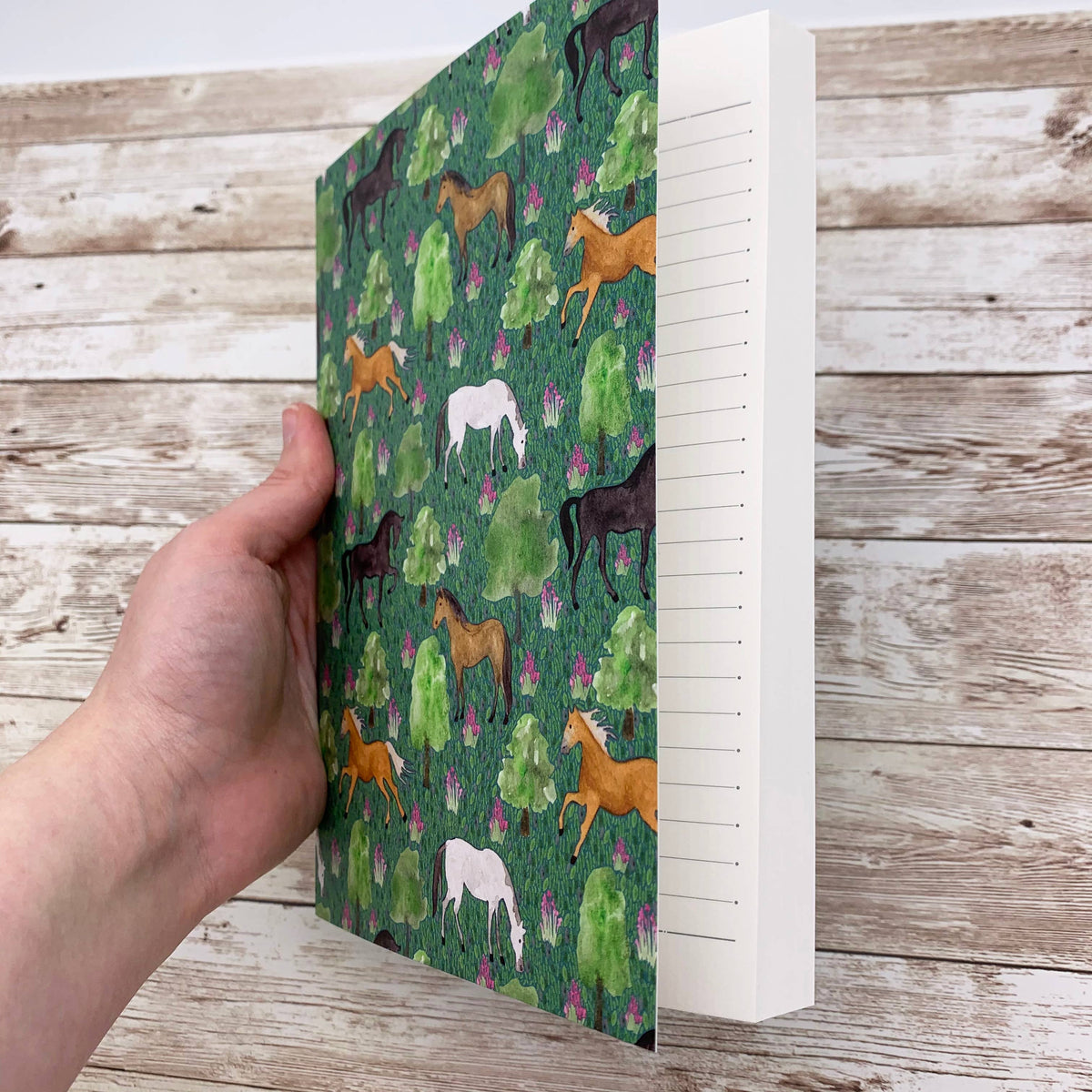 Horse A5 Lined Notebook by Samantha Hall