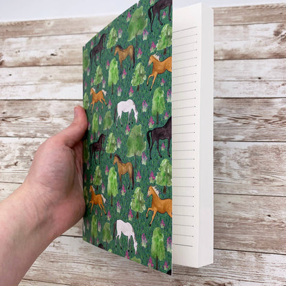 Horse A5 Lined Notebook by Samantha Hall