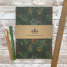 Paw Prints A5 Lined Notebook by Samantha Hall