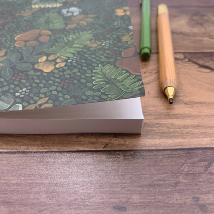 Paw Prints A5 Lined Notebook by Samantha Hall
