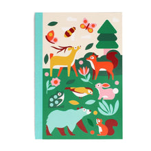 Woodland Animals A5 Lined Notebook from Rex London