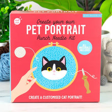 Cat Pet Portrait Punch Needle Kit from Gift Republic