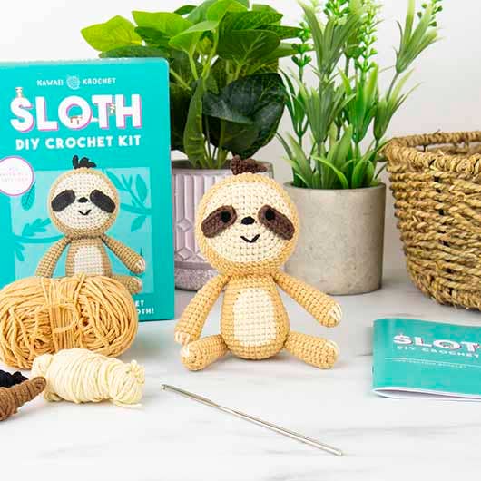 Sloth Crochet Kit from Gift Republic