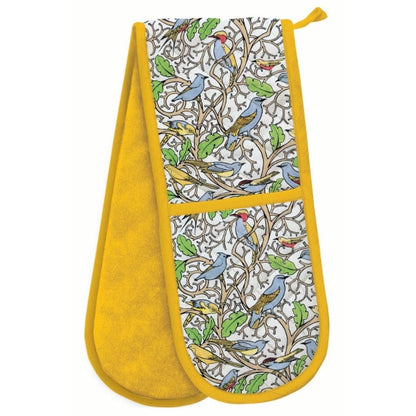 V&A Birds of Many Climes Double Oven Glove by C.F.A. Voysey
