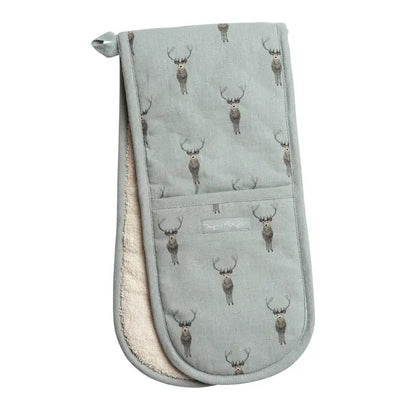 Highland Stag Double Oven Glove by Sophie Allport